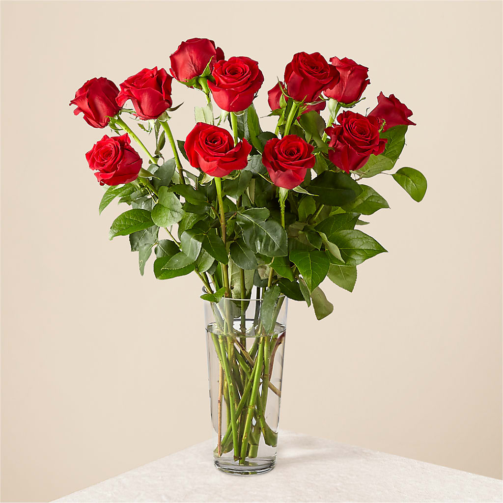 Long Stem Red Rose Bouquet – A Flower 4 Us, El Paso TX