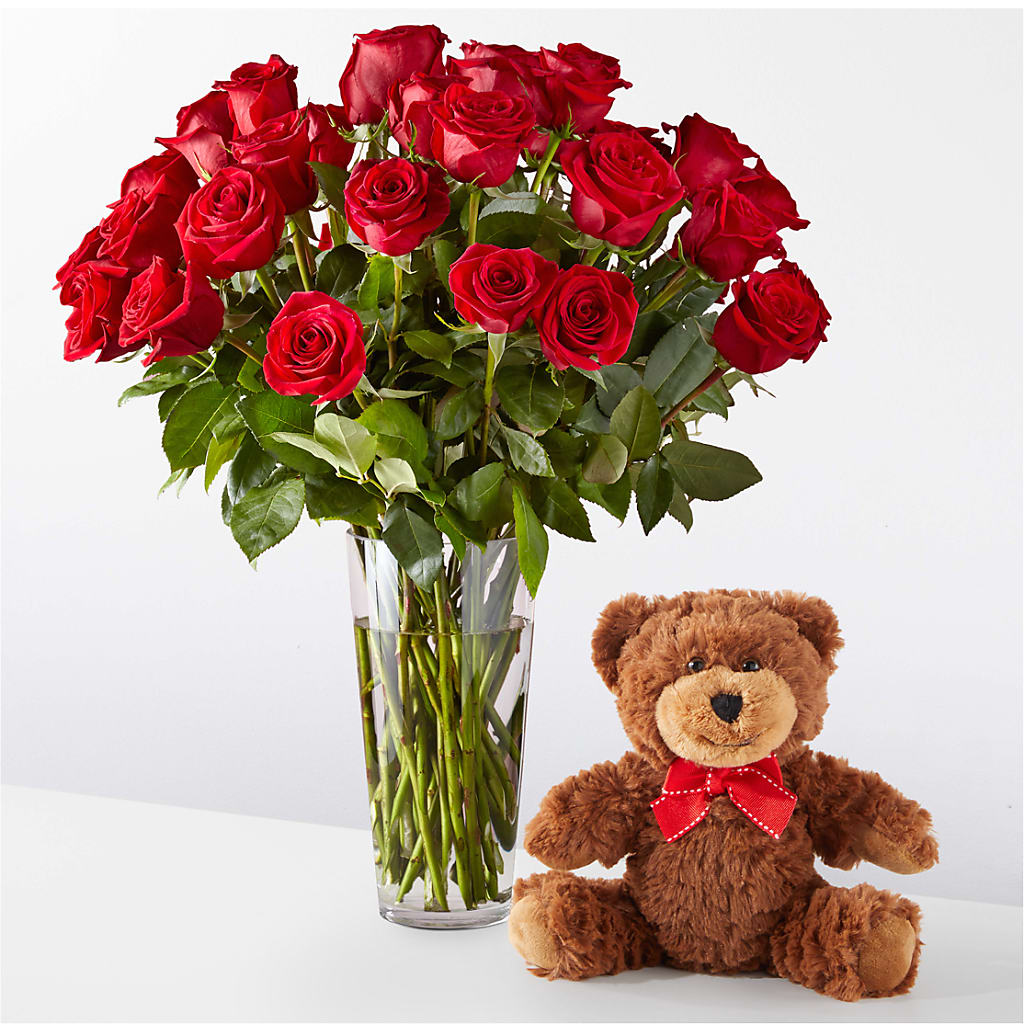 Romantic Long Stem Red Rose Bouquet Bundles – A Flower 4 Us, El Paso TX
