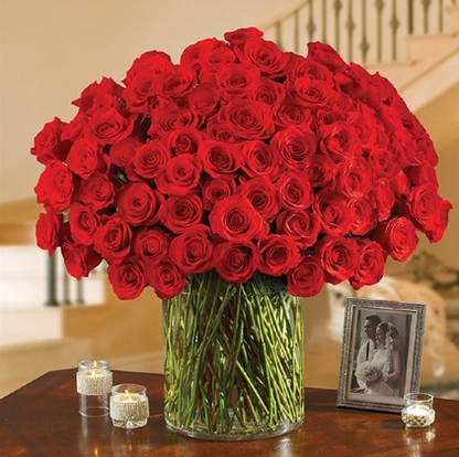 100 premium red roses –  A Flower 4 Us, El Paso TX