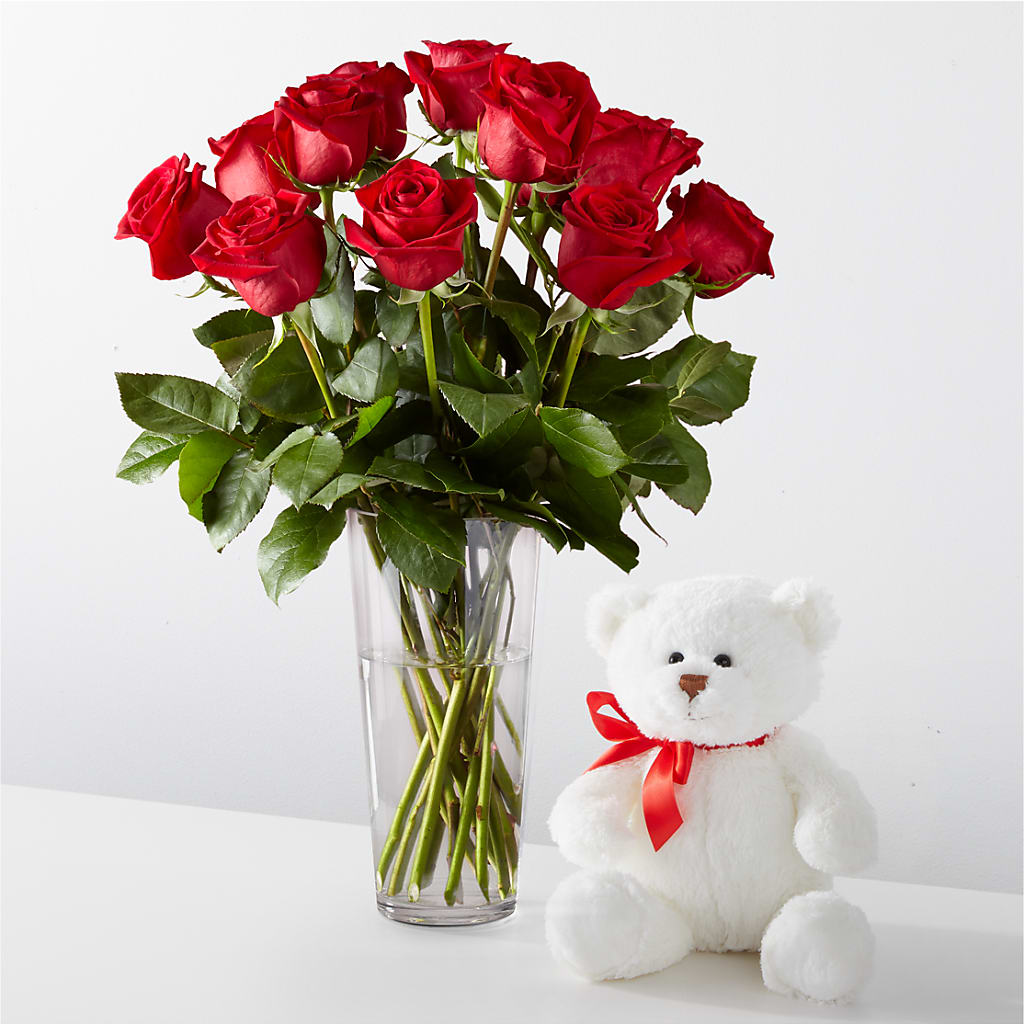 Romantic Long Stem Red Rose Bouquet Bundles –  A Flower 4 Us, El Paso TX