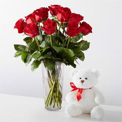 Romantic Long Stem Red Rose Bouquet Bundles –  A Flower 4 Us, El Paso TX