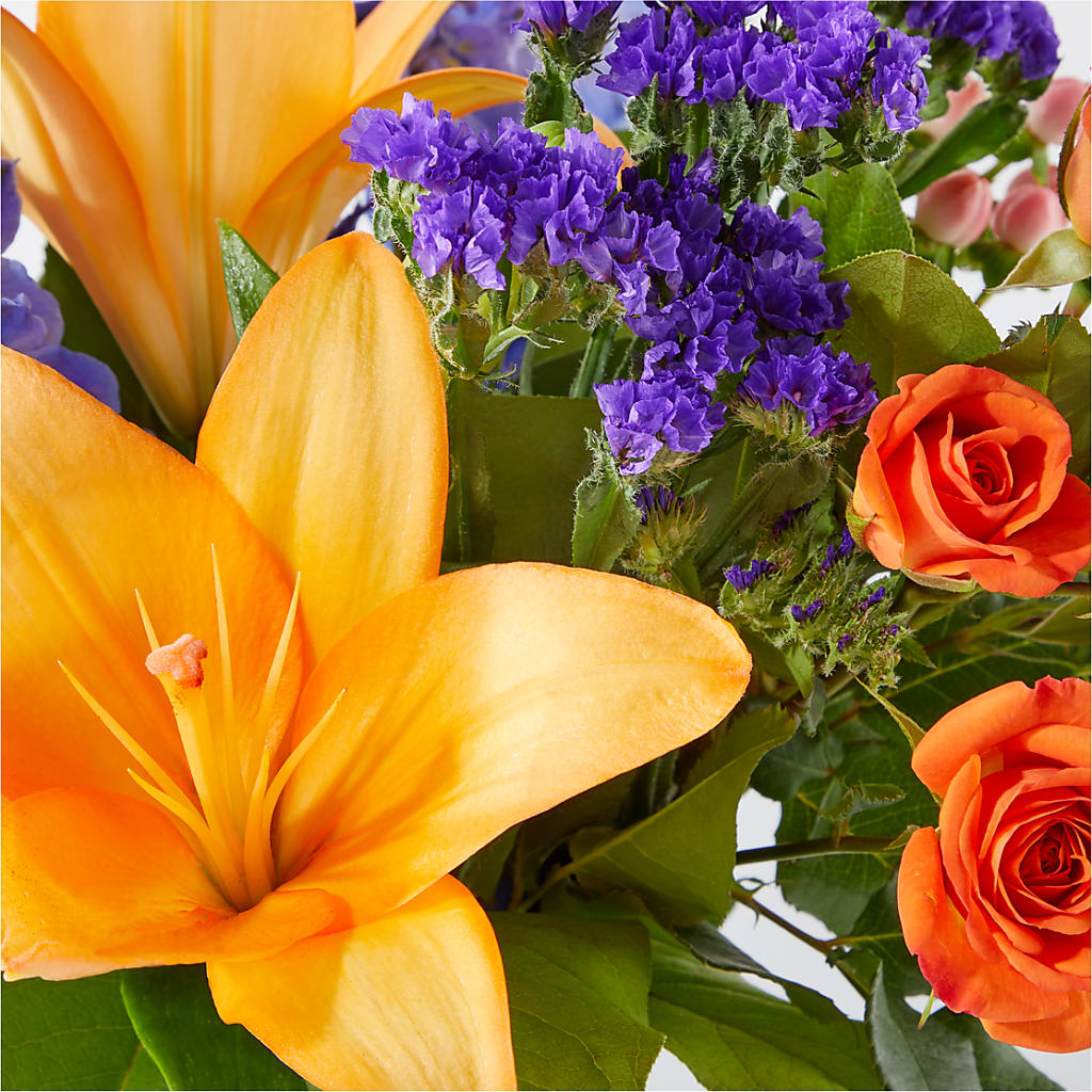 Radiant Citrus Bouquet –  A Flower 4 Us, El Paso TX