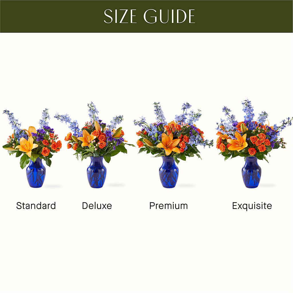 Radiant Citrus Bouquet –  A Flower 4 Us, El Paso TX