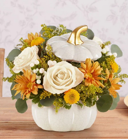 Plentiful White Pumpkin