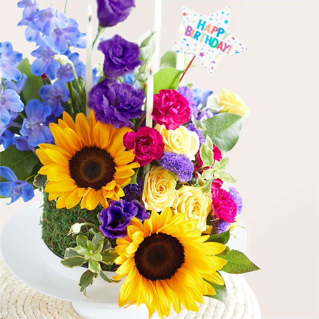 Star of the Day Floral Cake –  A Flower 4 Us, El Paso TX